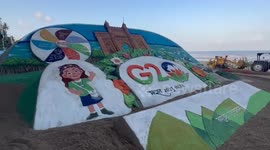 G20 Mega Beach Clean Up campaign at Mumbai’s Juhu Beach