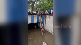 Twenty-two year old techie loses life after car enters flooded underpass in southern India