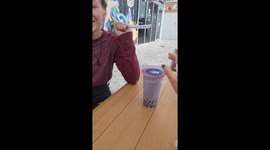 Woman trying baba challenge fails and rips the cup instead *Hilarious Fail*