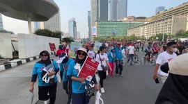 Tuberculosis campaign in Jakarta, Indonesia