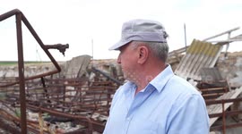 Farm Pershe Travnia rebuilding in Kherson, Ukraine