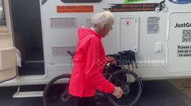 Gran who lost all her adult children in their 40s is cycling in their memory
