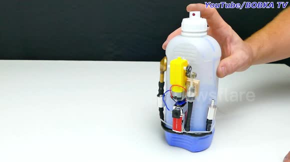 Simple Electric Air Paint Spray Gun DIY