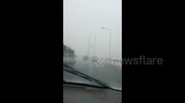 Raining heavily in Yangon, Myanmar because of Cyclone Mocha