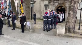 Hundreds attend Sergent Peter Brown's funeral - one of the last Black WW2 veterans