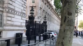 UK: Car Crashes Into Front Gates Of Downing Street, Driver Arrested