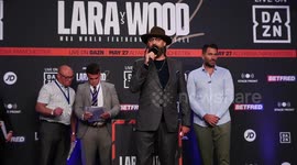 MAURICIO LARA MISSES WEIGHT BY 4 LBS VS. LEIGH WOOD; STRIPPED OF TITLE