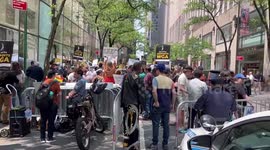 Writers Hold A Rally in New York, NY, USA