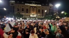 Protestors Are Going To Create The Corridor Of Shame For Gomelauri in Tbilisi, Georgia