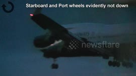 BA295 EMERGENCY LANDING | Heathrow Airport | 747 Landing with Gear Failure!