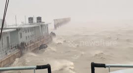 cyclone mocha time shoot this video that time we sea dangerous movement of sea .