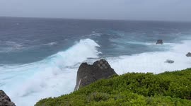 Japan: Strong Winds Hit Okinawa Coasts As Typhoon Mawar Slowly Approaches