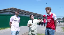 Arsenal fans play the Arsenal Women's Word Association game