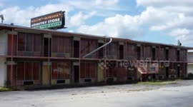 EERIE images and video footage have revealed the abandoned remains of a Tarantino style Motel that once refused a refund for a room despite the lodgers being robbed at gunpoint.