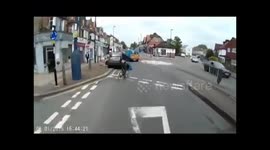 HAIR-RAISING video footage reveals the number of extremely close calls one London cyclist has had to endure in just one year.