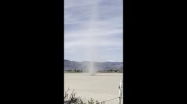 Large Dust Devil in Rural Utah