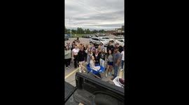 Canadian high school students cause parking chaos with deliberate disruptive parking tactics