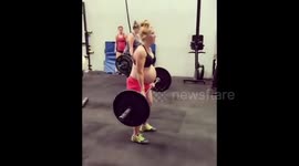 MEET the super fit powerlifting mum who was still in training the morning she went into labour at 38-weeks and now has beautiful and healthy new-born baby boy.