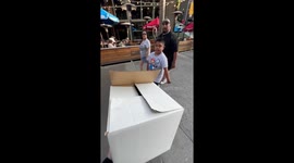 Birthday boy shocked by awesome mystery box gift in Orange County, California