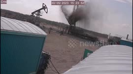 Fire erupts during well repair at Severo-Labatyuganskoye field in Russia