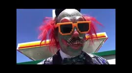 THIS TATTOO addicted barber father no longer needs to worry about his Halloween costume after PERMANENTLY transforming himself into a clown.