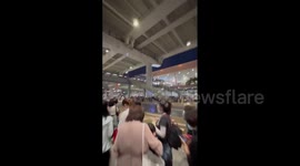 Japan: Chaos At Kansai Int’l Airport As Inclement Weather Suspends Train Services
