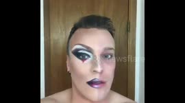 THIS SINGLE dad has been spurred on to pursue his passion for drag by his TEN-YEAR-OLD SON who encourages him not to give up and has even said that he will take over his show as a mini-me when he passes away.