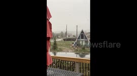 Late-season snow hits highly elevated parts of Coloradoo