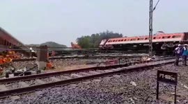 Rescue operation completed after devastating train accident in eastern India