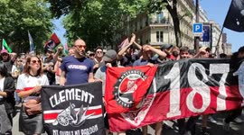 Anti-fascist demonstration in Paris commemorates 10-year anniversary of Clement Meric's killing