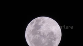 Full moon night in Sao Paulo, Brazil