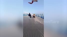 Cruise ship passenger was airlifted to a hospital 800 miles from home against his wishes when the ship doctor misdiagnosed his 