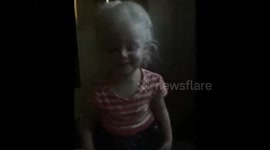 THIS BRAVE little girl is delighted when she gets compared to Frozen’s Elsa but the rare form of albinism responsible for this means she will eventually need a lung transplant.