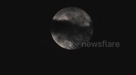 Stunning close-up of Strawberry Moon that delighted sky gazers in Switzerland
