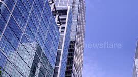 A General View Of A Busy Reuters Square And Commuters In And Out The Underground Station
