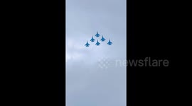 Aerial Show at LIMA 2023 in Langkawi, Kedah, Malaysia