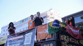 Demonstration held by the Vem Pra Rua movement, in Copacabana, Rio de Janeiro this Sunday (04) part 2.