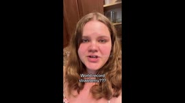 'Blursed' With a Giant Strawberry