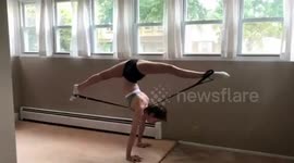 MEET the super-flexible woman whose thousands of hours training, including being stood on by her coach whilst doing the splits, has helped her realise her dream of becoming a contortionist.