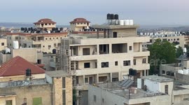 Israeli troops blow up the house of Palestinian prisoner Islam Froukh, in the West Bank city of Ramallah