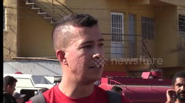 Fire Is Put Out in The Community of Osasco in Sao Paulo, Brazil