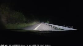 inches away from destroying a deer