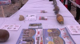 Palestinian children participate in the 