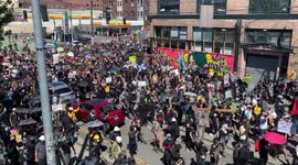 Footage of the 2020 George Floyd / Black Lives Matter protests in Seattle's Capitol Hill neighborhood, formerly known as CHOP/CHAZ.