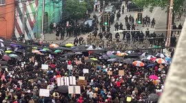Footage of the 2020 George Floyd / Black Lives Matter protests in Seattle's Capitol Hill neighborhood, formerly known as CHOP/CHAZ.