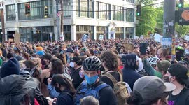 Footage of the 2020 George Floyd / Black Lives Matter protests in Seattle's Capitol Hill neighborhood, formerly known as CHOP/CHAZ.