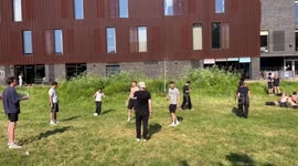 People bask in the Sunshine