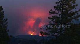 Historic British Columbia Wildfire Which Destroyed Town of Lytton