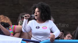 Lesbian, Bisexual and Transgender Women Parade in São Paulo