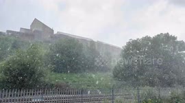 Torrential rain hits Wales on Sunday after first heatwave of the year